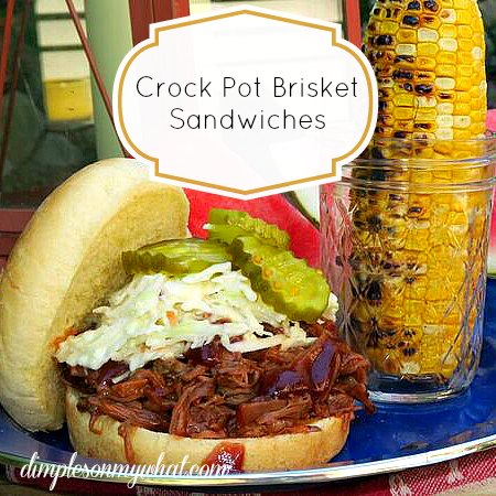 Crockpot Brisket Sandwiches