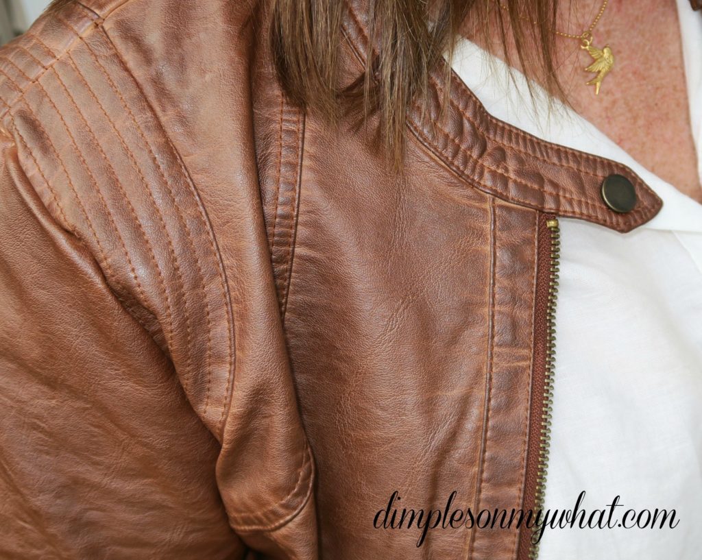 The Best Faux Leather Motto Jacket