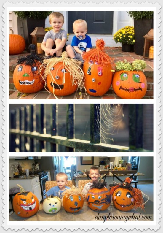 pumpkin decorating for all ages - dimplesonmywhat