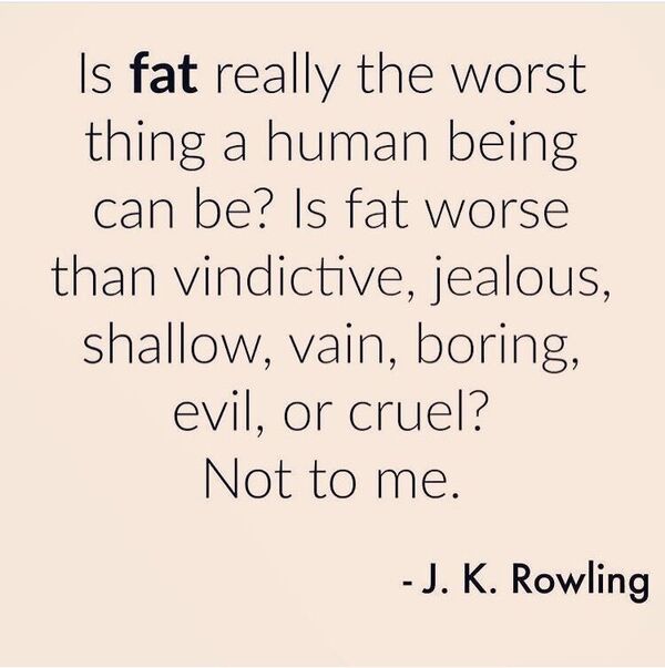 Fat is NOT the most important thing!