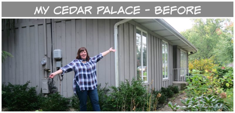 See before photos of our remodel of a little cedar palacd