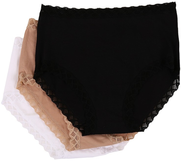 Natori Bliss Underwear / Plus Sized Underwear / Cotton Stretch Underwear