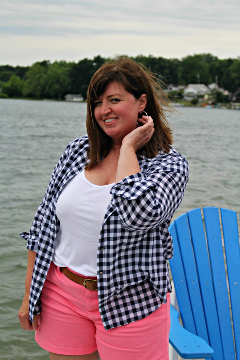 Plus sized short / fashion over 50 / plus sized fashion