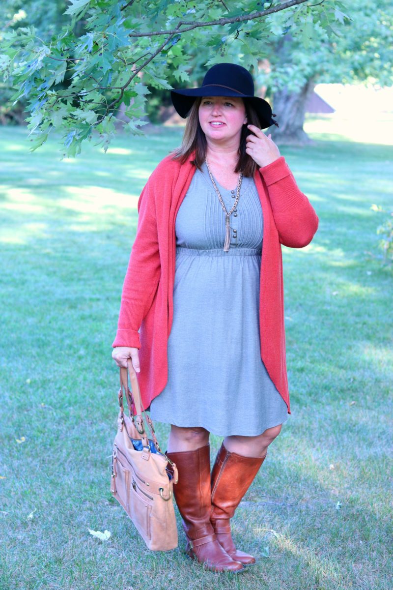 Fall fashion / summer to fall fashion / 1 summer dress - 2 fall outfits / dimplesonmywhat.com