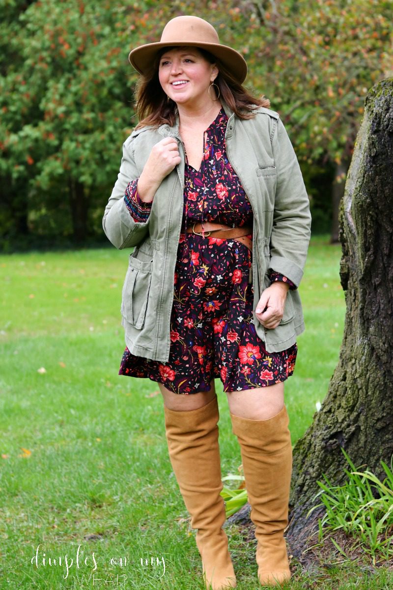 Wide calf over the knee boots | Fashion over 50 | Plus size fashion | Almost plus size fashion