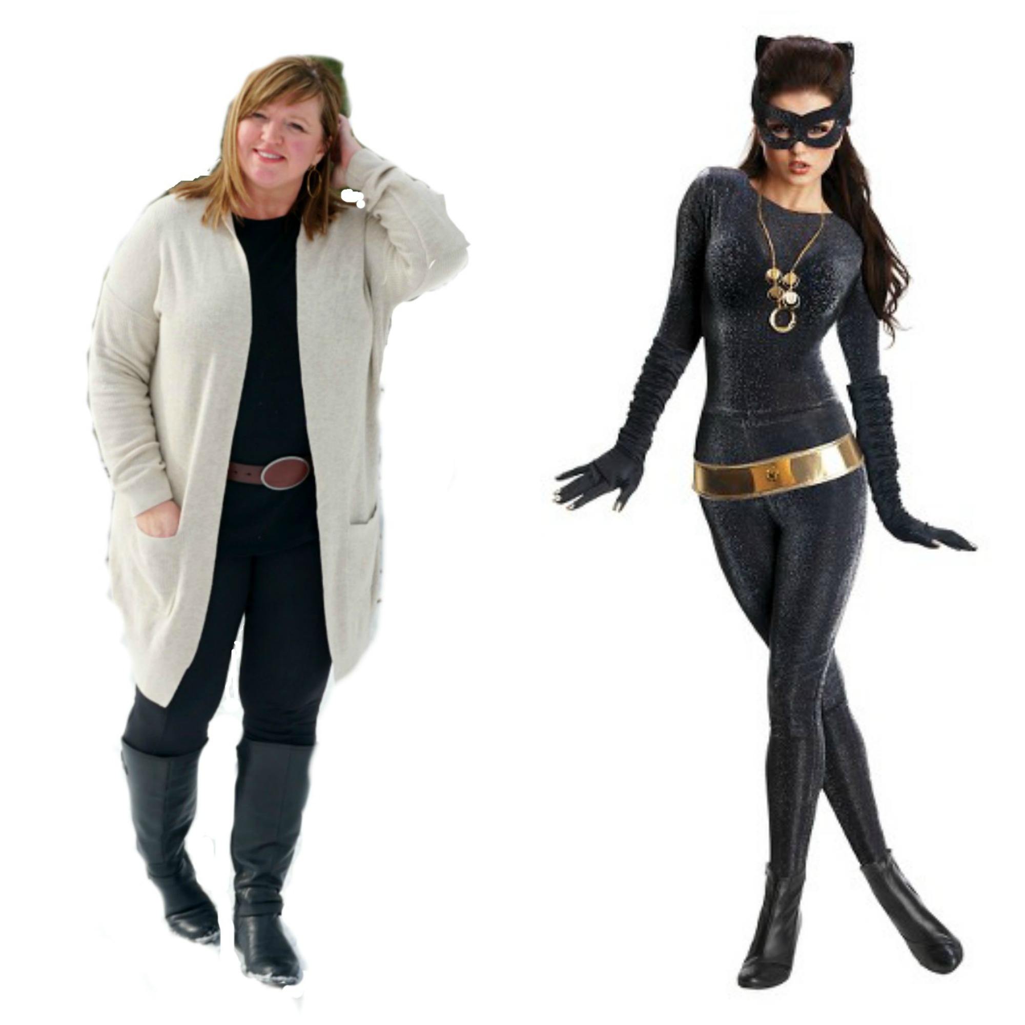 Cat Woman Inspired Style | Fictional Fashion in the Real World | Plus Size Fashion | Fashion for Women Over 50