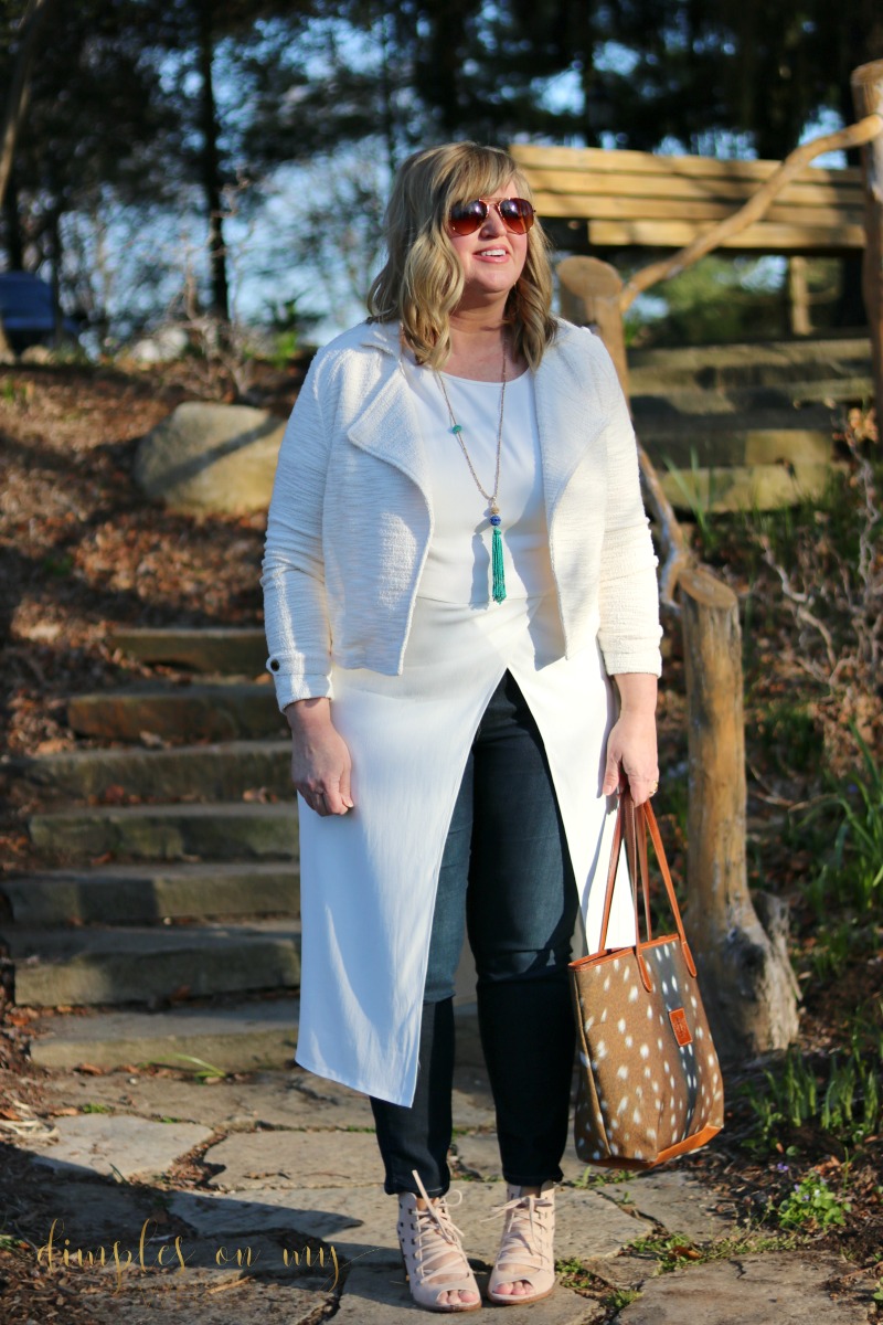 Universal Standard Tunic Styled 3 Ways || Plus Sized Fashion - Plus Sized Women Over 50 || dimplesonmywhat.com