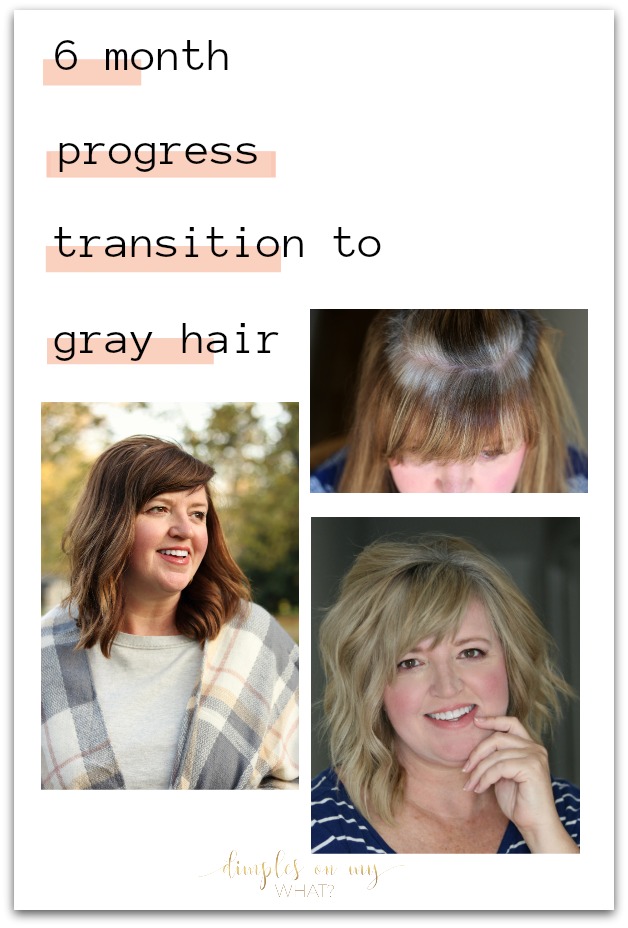 Transition to gray hair | Gray hair | 6 month progress growing the gray hair out