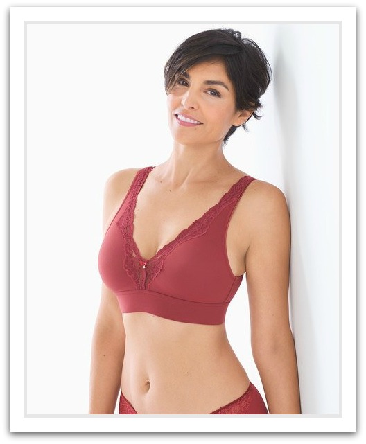 Soma Embraceable Push Up Bra, Red
