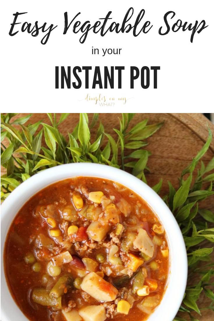 BEST EVER Instant Pot Vegetable Soup Recipe || Pressure Cooker Vegetable Soup Recipe || Instant Pot Recipes