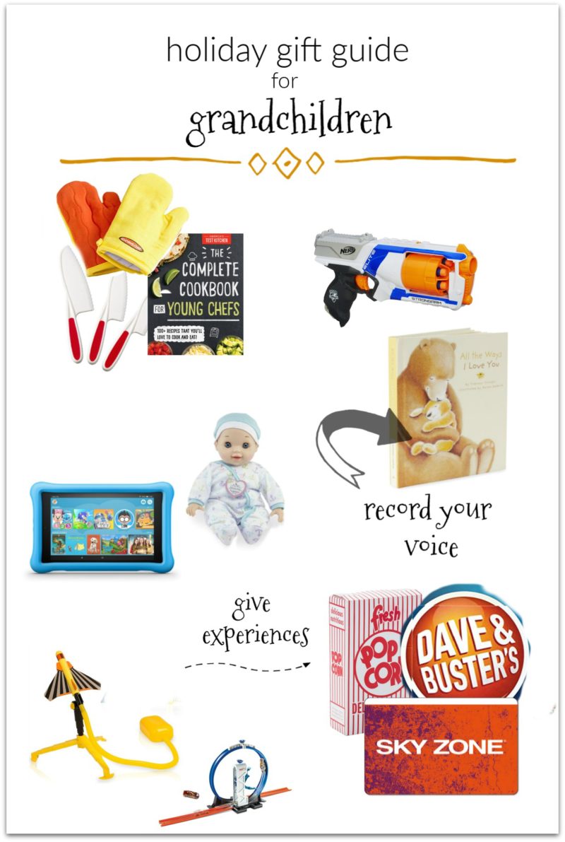 Gift Guide for Your Grandchildren || Grand kids gift guide including many almost free gifts