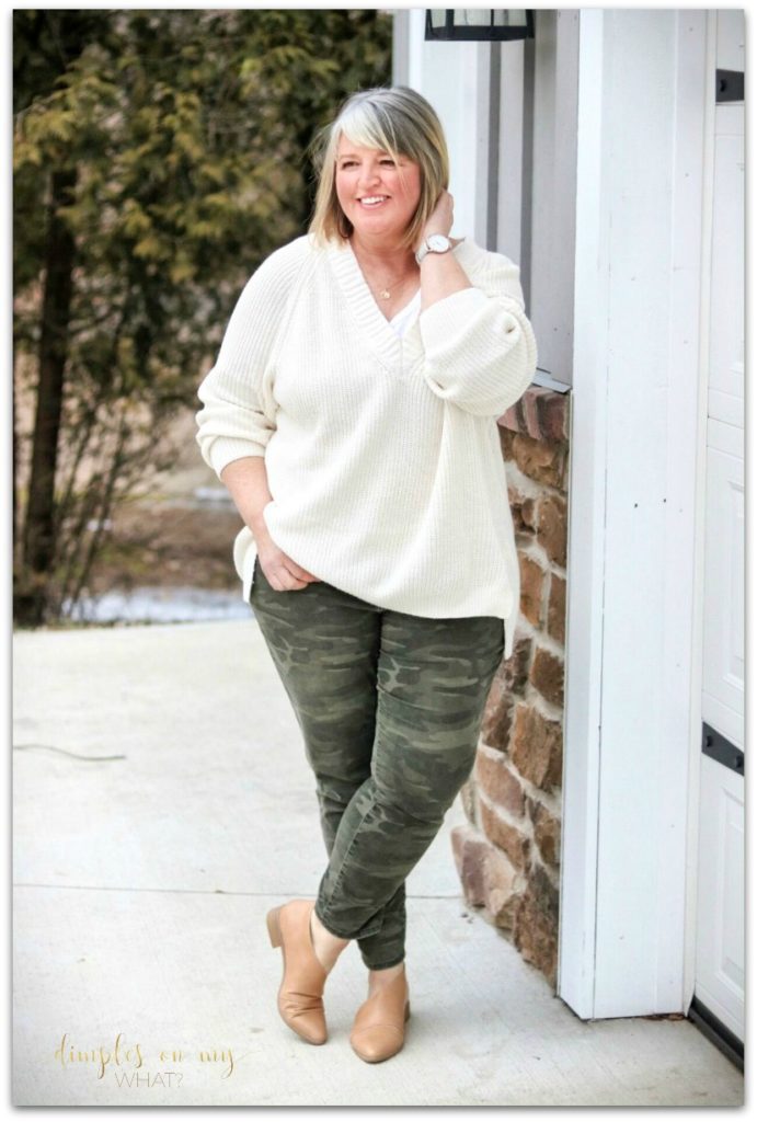 Plus size fashion || Olive green for spring || Fashion for curves || Fashion for women over 50