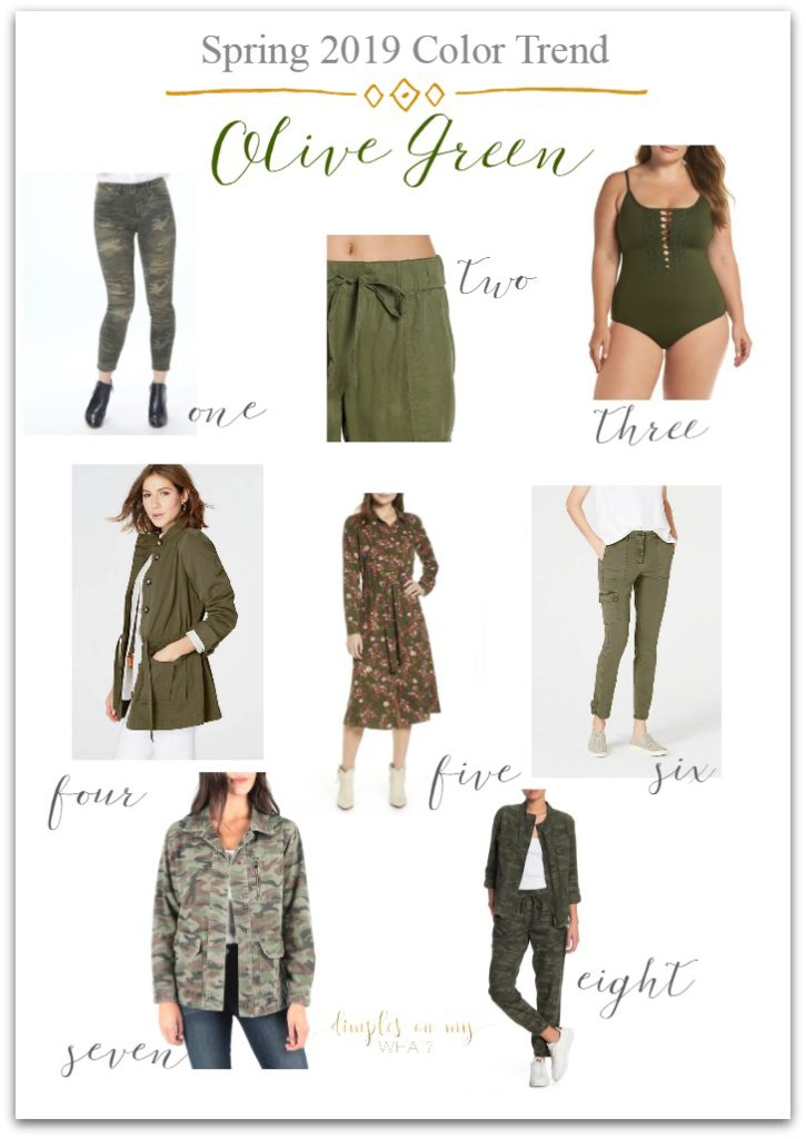  Spring 2019 Color Trend - Olive Green || dimplesonmyWHAT.com