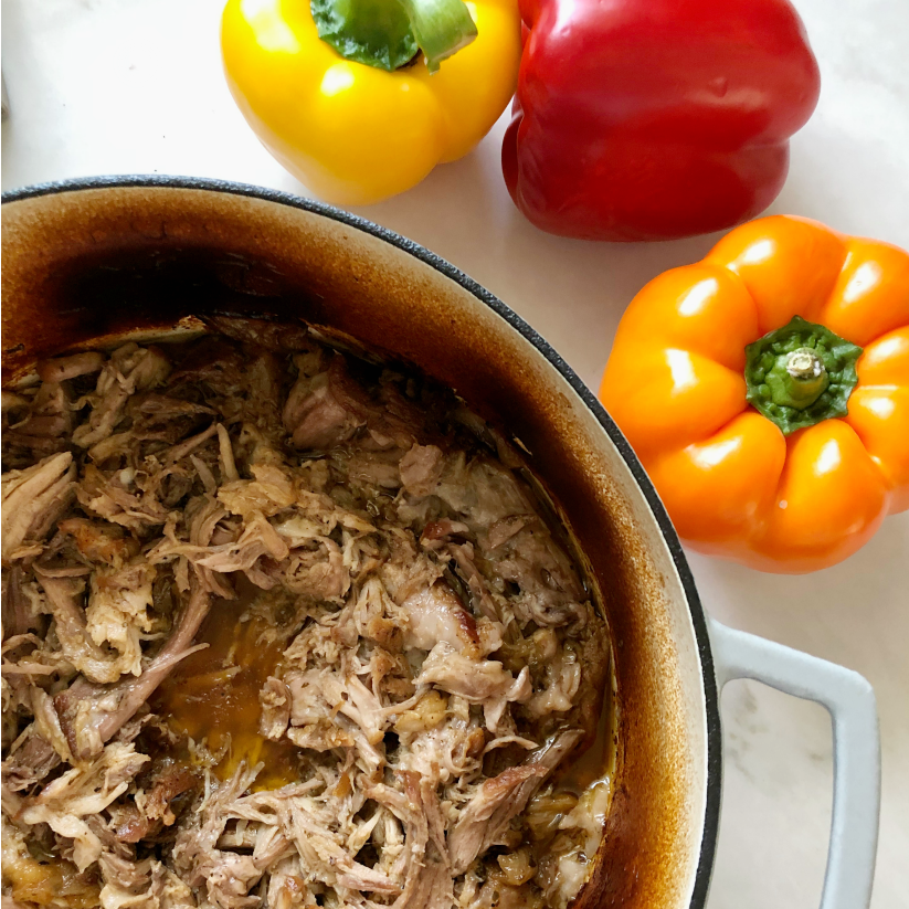 The Best Carnitas (with Sauteed Peppers) EVER