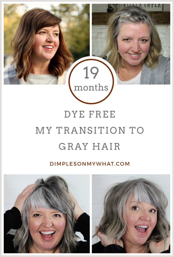Transition to gray hair || My 19 month progress for growing gray