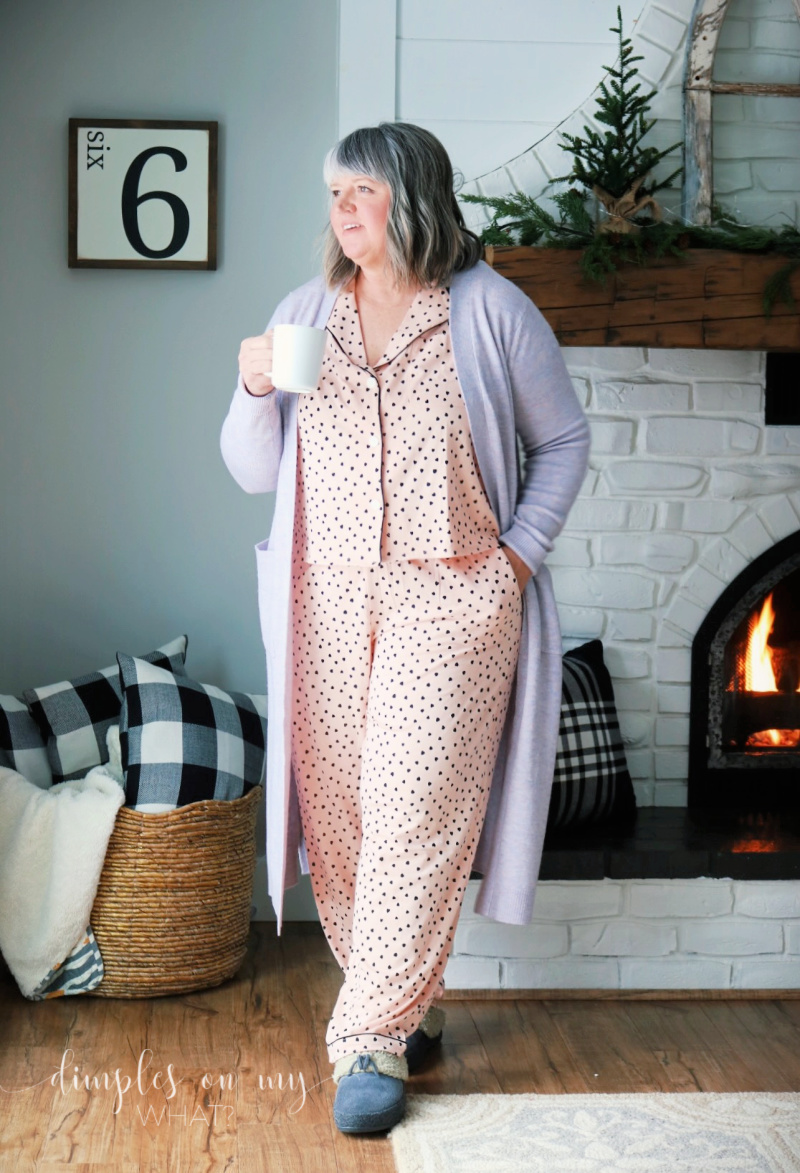 Cozy pj's top a cozy Valentine's Day Gift List for Her  ||  Gift List  ||  Pajamas for her  ||  