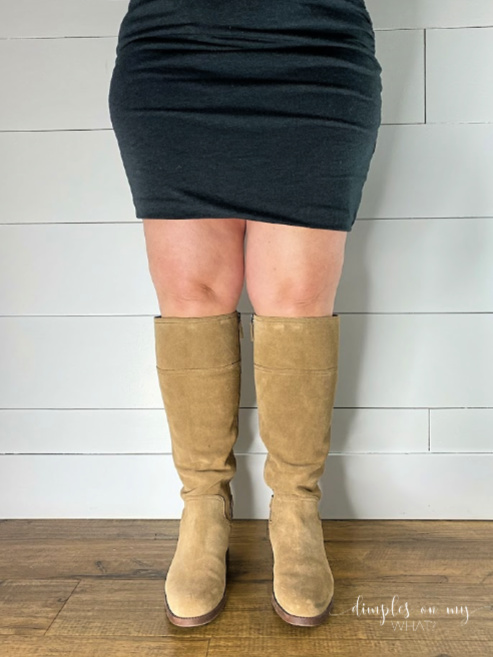 best boots for wide calves, plus size wide calf boots, boot mistakes wide calf girls make, plus size knee high boots