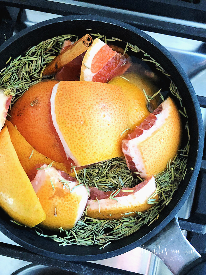 safer alternative to a scented candle  ||  simmering stovetop potpourri