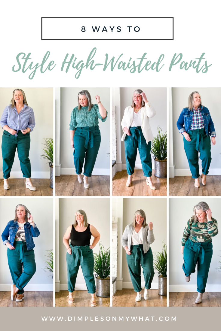 eloquii high-waisted pants  ||  plus-size fashion  ||  fashion for women over 50