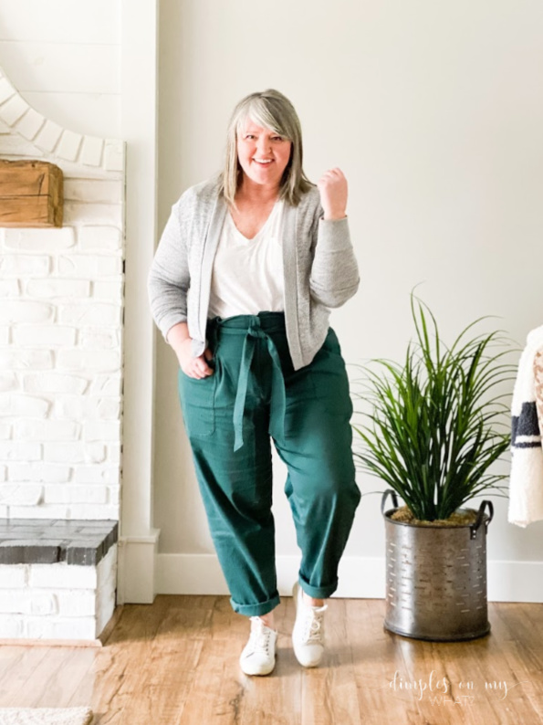 12 Ways To Style High Waist Pants Ideas For Plus Size Women #highwaistpants