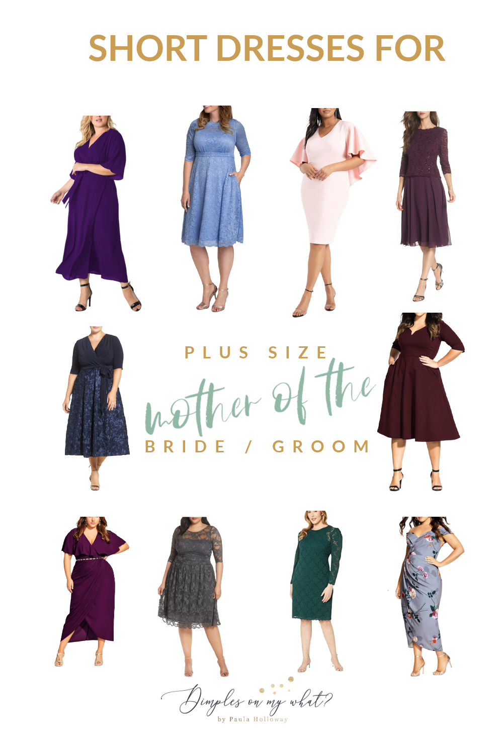 Plus Size Mother of the Bride and Groom Dresses