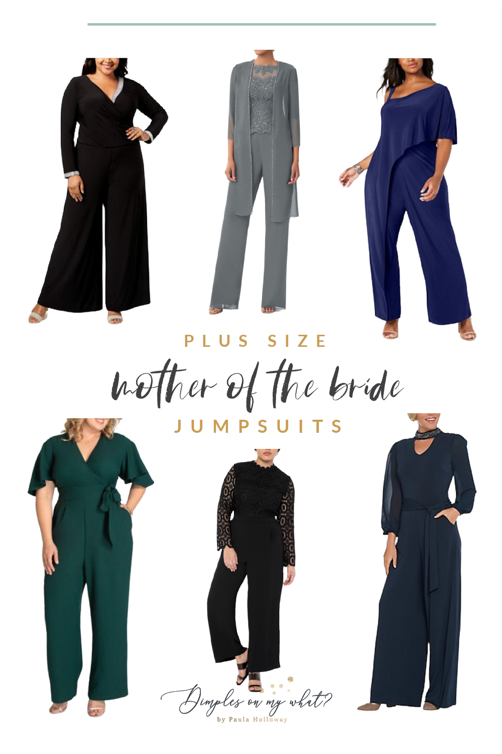 Mother of the shop bride jumpsuits plus size