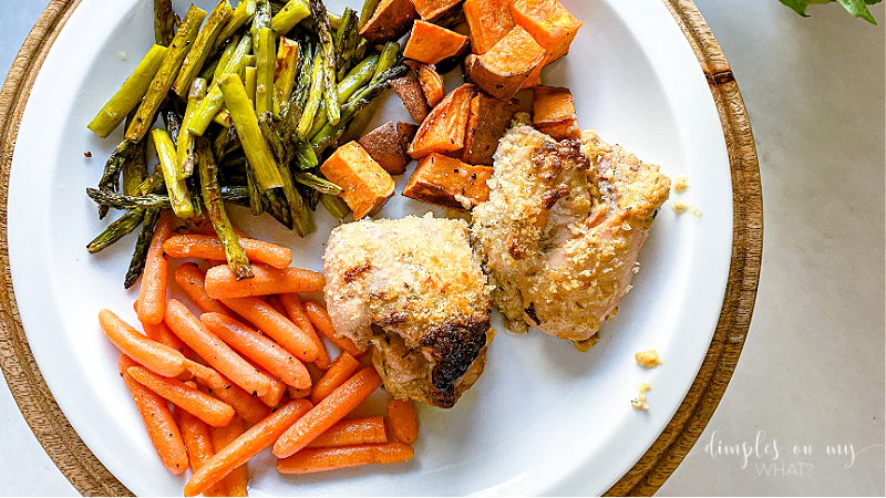 This quick and easy sheet pan dinner is a healthy and savory weeknight dinner with minimal prep