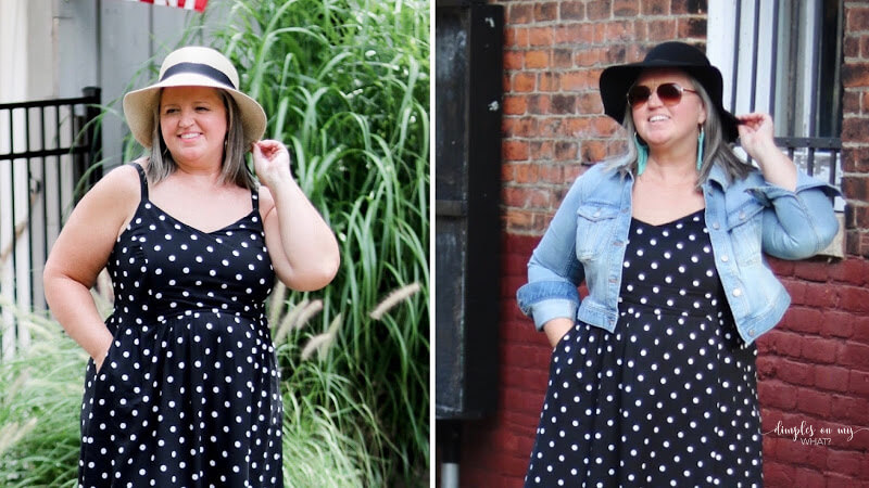 Plus size fall fashion inspiration is as close as your summer dresses. That's right. Here's how to style summer dresses into fall.

#plussizefashion
#falloutfitideas