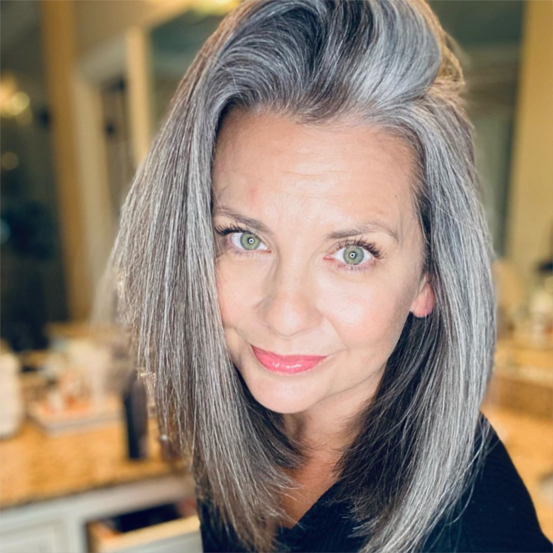 Why Young Women Are Choosing to Return to Natural Gray Hair -  dimplesonmywhat