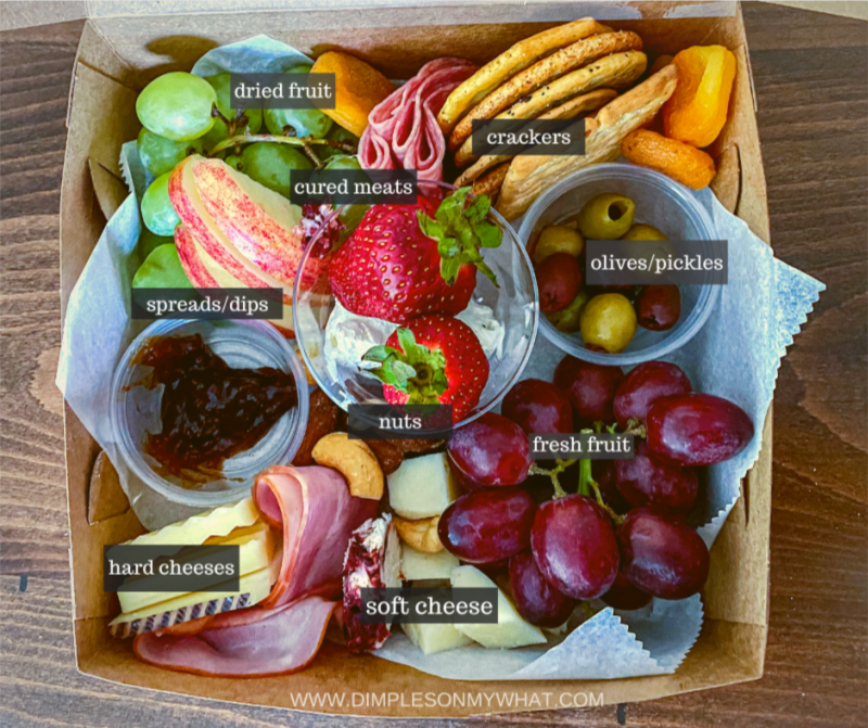 Mini charcuterie boxes and individual graze boxes are all the rage. Create your own for a fraction of the price.