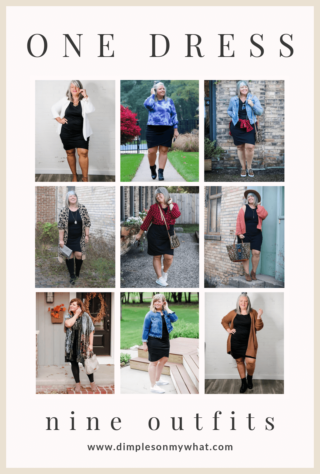 How to Style a Knit LBD Nine Ways - dimplesonmywhat