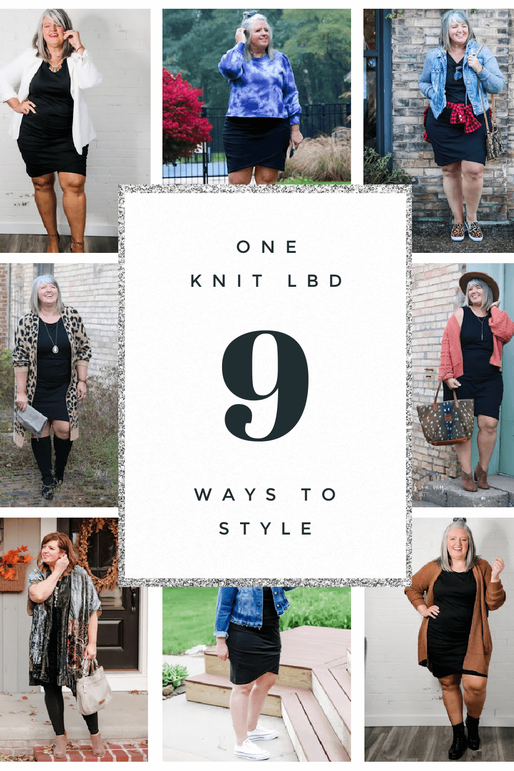 How to Style a Knit LBD Nine Ways - dimplesonmywhat