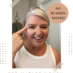 Tired of not being able to see to put your makeup on? Well, I've got a great new brow makeup that will help those of us who are stuggling get perfectly polished brows every time! #makeuptipsforwomenover50 #makeuptips #grayhairinspiration #longgrayhair #sparsebrowtips #thebrowtrio #thebrowtrioreviews