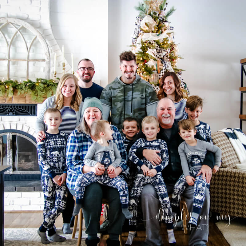 Christmas Accessories in Christmas Family Pajamas 