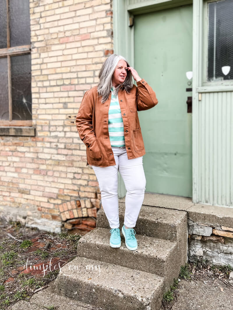 How to Style Turquoise Sneakers 8 Ways - dimplesonmywhat