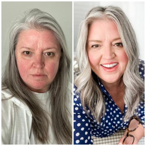 HOW TO HAVE GRAY HAIR WITHOUT LOOKING OLD - dimplesonmywhat