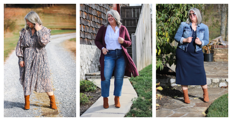THE BEST WAY TO STYLE SLIM-SHAFT BOOTIES ON A CURVY WOMAN