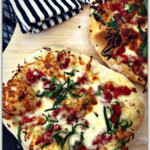 This EASY rustic Italian Pizza dough recipe comes together so quickly and you can prep this pizza dough to freeze for easy weeknight pizza nights.