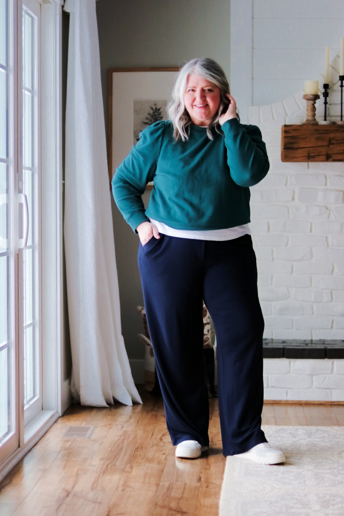 How to Style Wide Legged Trousers