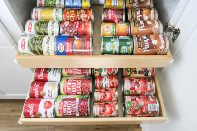 How to Organize Canned Goods in Cabinets, Pantries, and More