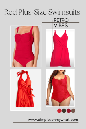 18 OF THE BEST RED PLUS SIZE SWIMSUITS - dimplesonmywhat